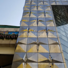 Custom Made Stainless Steel Exterior Curtain Wall Cladding